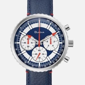 Bulova Chronograph C Quartz White Dial Watch